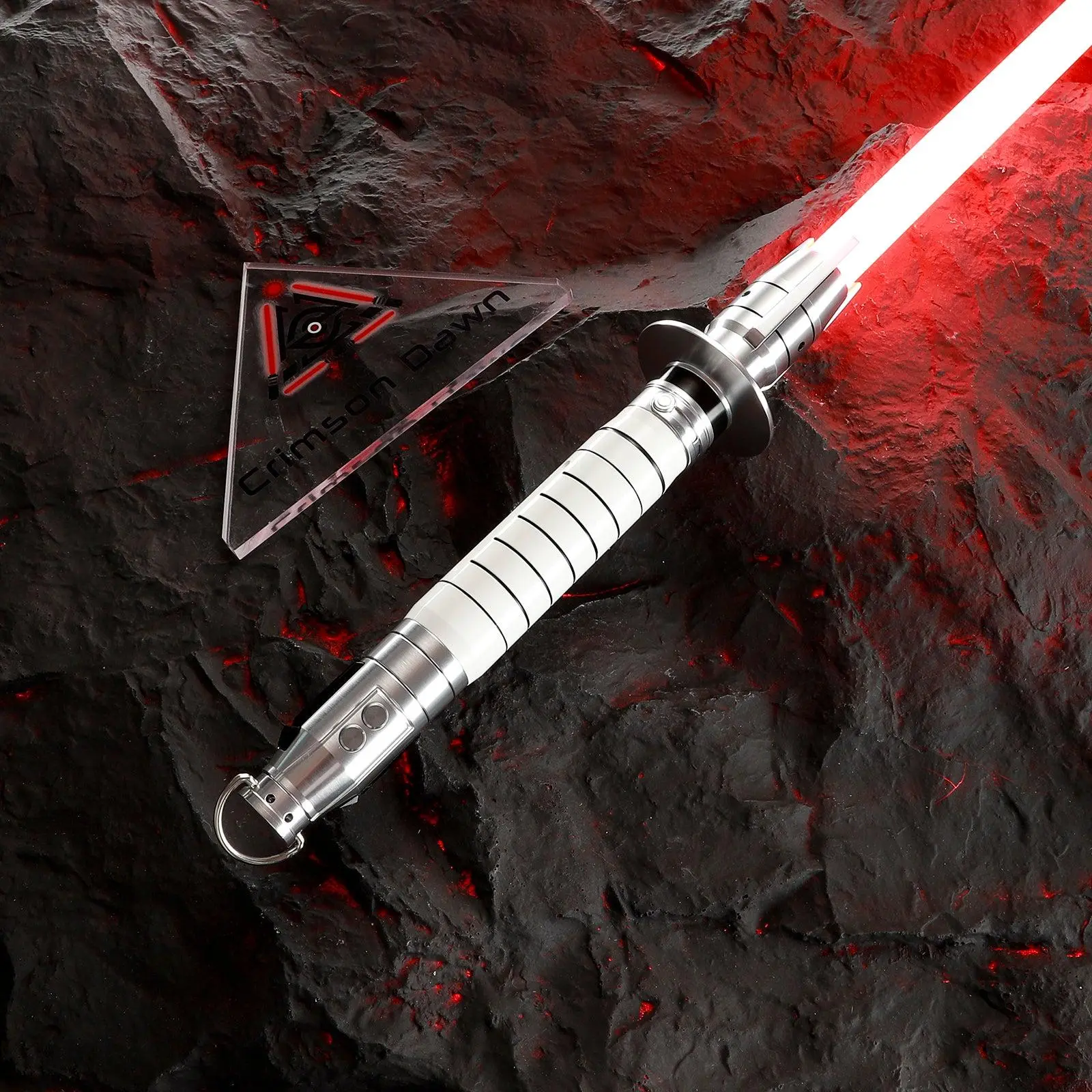 Crimson Dawn Luna Wolf Lightsaber - Custom Metal Hilt Dueling Electric Toy Accessory for 15+ Years Olds, Toys & Hobbies Category Item
