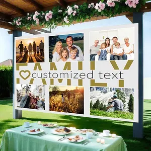 Customize a Personalized Tapestry Featuring Your Own Images Or Text, Perfect for Family Decor. Ideal for Parties, Classrooms, And Home Decoration, Suitable for Living Rooms, Bedrooms, Outdoor Offices