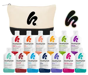 HealthyCell Gel multi vitamin Supplement Sampler – 13 Daily Gel Packs for Sleep, Immunity, Focus, Joint, Hair, Skin, Mood, Heart & More – Soy Free, Non-GMO, Gluten-Free, Easy to Take, No Pills Needed