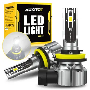 AUXITO 9005 HB3 White LED Headlight Kit HIGH/LOW Beam Bulbs Super Bright 6500K 40000LM