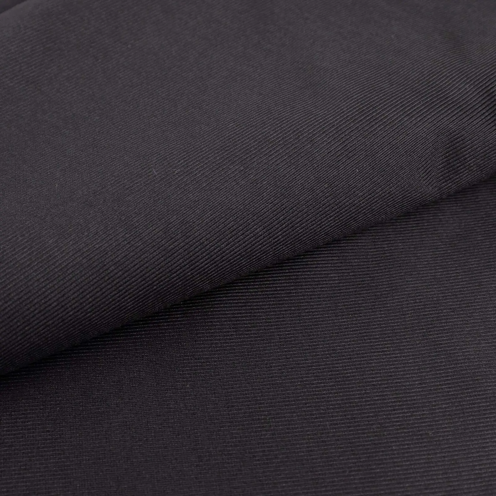 Black Scuba Polyester Fabric Bolt, Wrinkle Free DIY Craft Fabric Roll - 60"x10 Yards