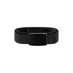 Groove Belt Low Profile – Slim Golf Belt for Men & Women, Low Bulk Stretch Fit, Magnetic Buckle – Black / Midnight