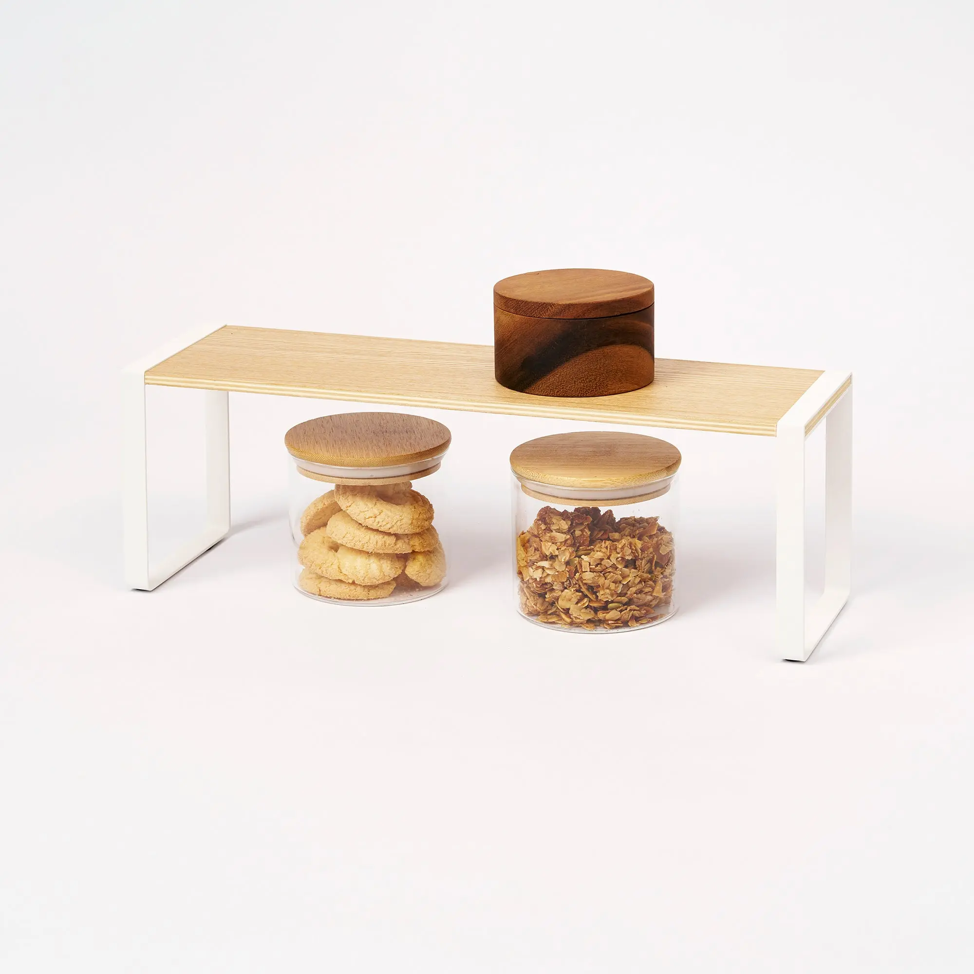 Single-Tier Riser - Steel + Wood