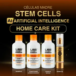 Liss Expert Professional Home Care Kit 250g - Collagen & Argan Oil for Frizz Control Curl Enhancement Detangling and Anti-Aging