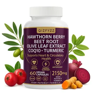 26-in-1 Nitric Oxide Supplement - Heart & Circulation Support with CoQ10, Turmeric, Organic Beet Root, Hawthorn Berry & Garlic - 2150mg per Serving (60ct)