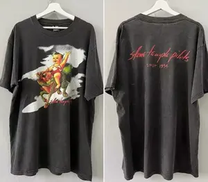 [SALE UP TO 50%] Stone Temple Pilots Tour 1994 2 Side Black Reprint T shirt Classic Style S-5XL