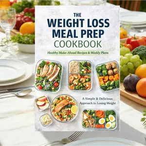 Weight Loss Meal Prep Guide: Weekly Plan and Delicious Recipes, Achieve Healthy and Sustainable Fat Loss Goals Easily