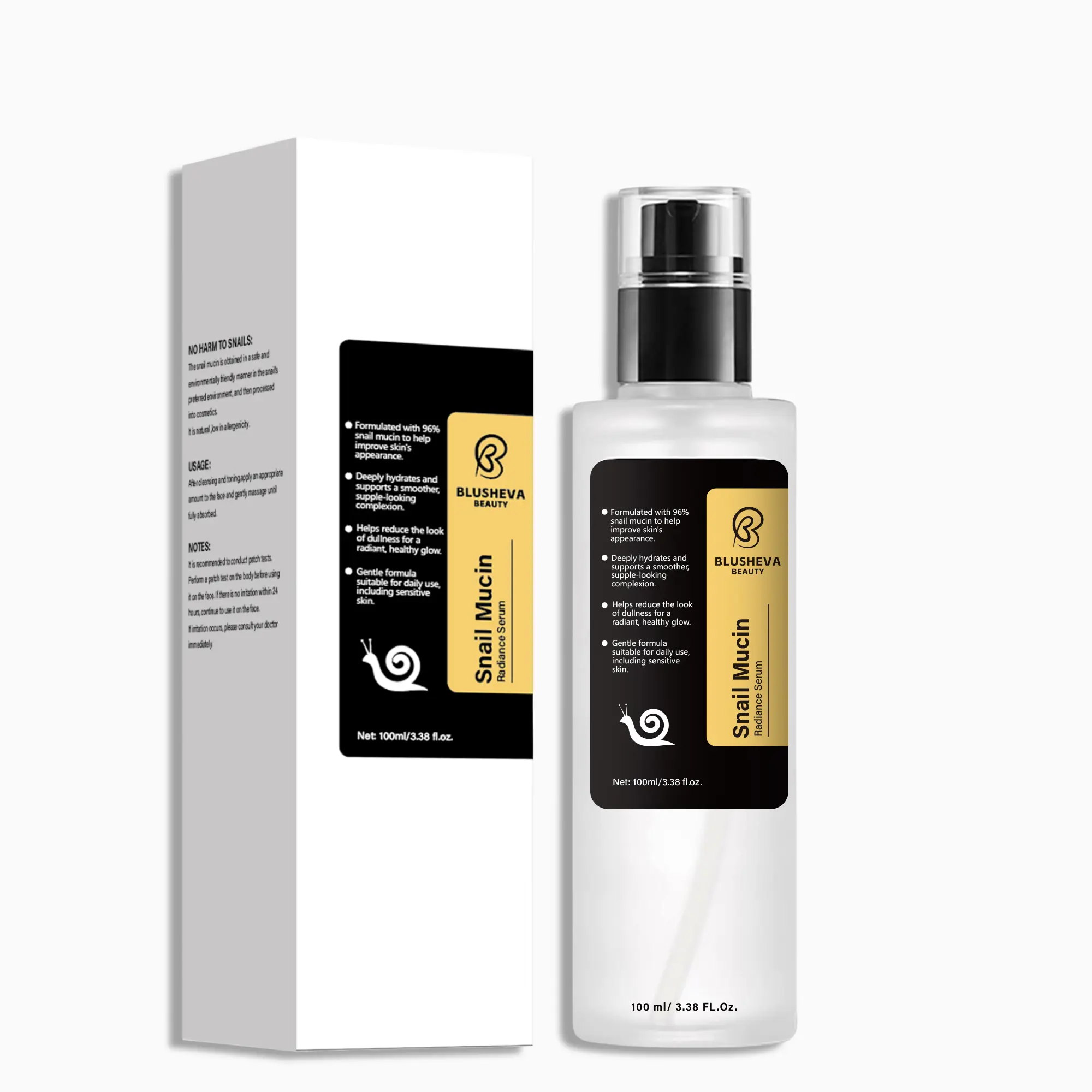 Snail Mucin Serum 96% – Repair, Hydrate & Anti-Aging Face Serum Snail Mucin Serum 96% – Repair, Hydrate & Anti-Aging Face Serum