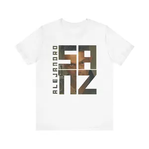 Alejandro Sanz Portrait T-Shirt – Latin Pop Singer Graphic Tee, Modern Minimalist Design Shirt, Soft Cotton Men's Tops for Music Fans
