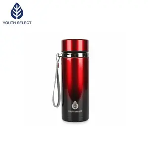 1 304 stainless steel sports cup, coffee cup, car thermos, office thermos, 500ml/16.9oz portable travel cup, double-layer vacuum insulated cup, suitable for hot and cold drinks, holiday gifts