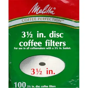 Melitta Basket Coffee Maker Filters - Model 628354, 100 Pieces, Fits 3½" Coffee Makers