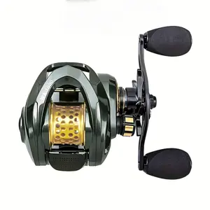 Heavy-duty Throwing Fishing Wheel - a Durable Fishing Accessory with a High-speed Gear Ratio, Super Durable Marine and Freshwater Fishing Gear, Suitable for Experienced Anglers to Catch Big Fish