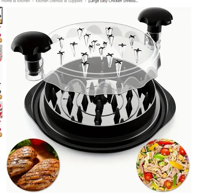 Chicken Shredder-Pro - Large Easy Chicken Shredder for Kitchen Utensils & Supplies - Cooking Tool for Home Use
