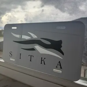Sitka License Plate - Durable for Long-Term Use