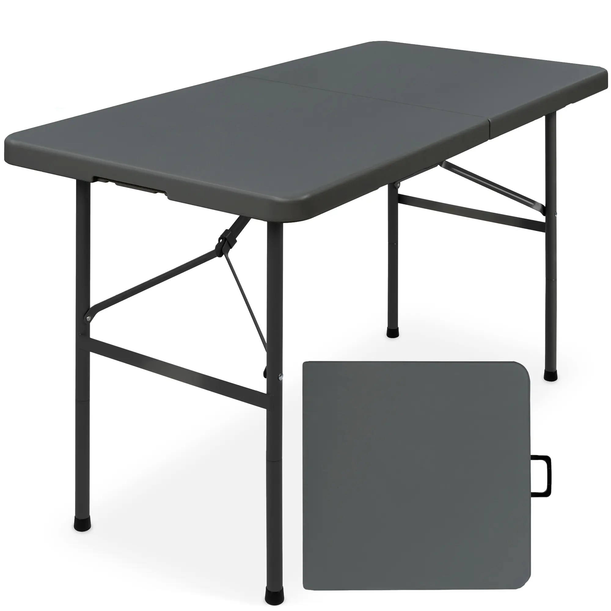 Best Choice Products 4ft Plastic Folding Table, Indoor Outdoor Heavy Duty Portable w/ Handle, Lock for Picnic Best Choice Products 4ft Plastic Folding Table, Indoor Outdoor Heavy Duty Portable w/ Handle, Lock for Picnic