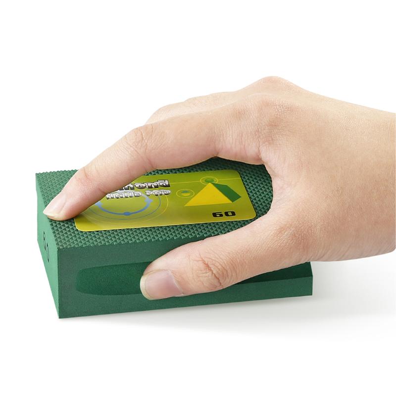 LOZLIN 5PCS Diamond Hand Polishing Pads 60-600# Grit with Foam Backing Wet/Dry Sanding Blocks for Tile Stone Marble Ceramics Glass Wood High Hardness Abrasive