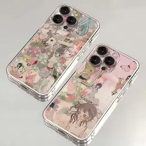 aya takano art Phone Case For iPhone iPhone 17 ProMax Plus air 16 15 14 13 12 11 Pro Max Plus Transparent Silicone Soft