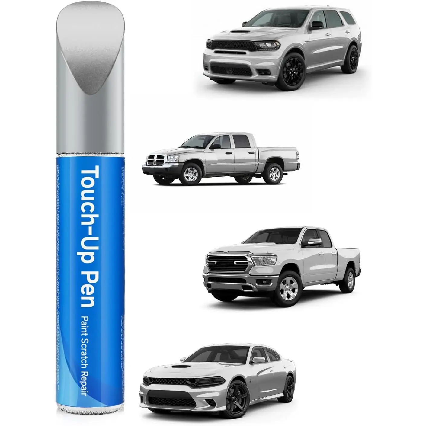 Bright Silver Metallic PS/WS Car Touch Up Paint Compatible with Dodge – Scratch Repair Kit, Exact OEM Color Match, Scratch & Rust Repair, Car, Truck & SUV Paint Fix
