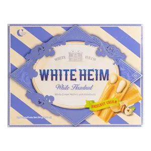 CROWN White Chocolate Hazelnut Waffle Snack 284g