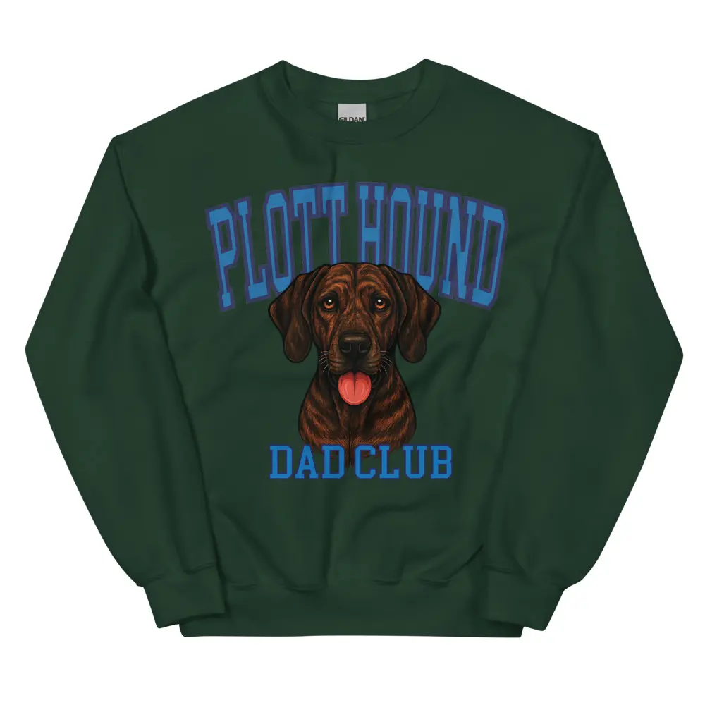 Plott Hound Dog Dad Club Sweatshirt, Gift For Dad, Crewneck