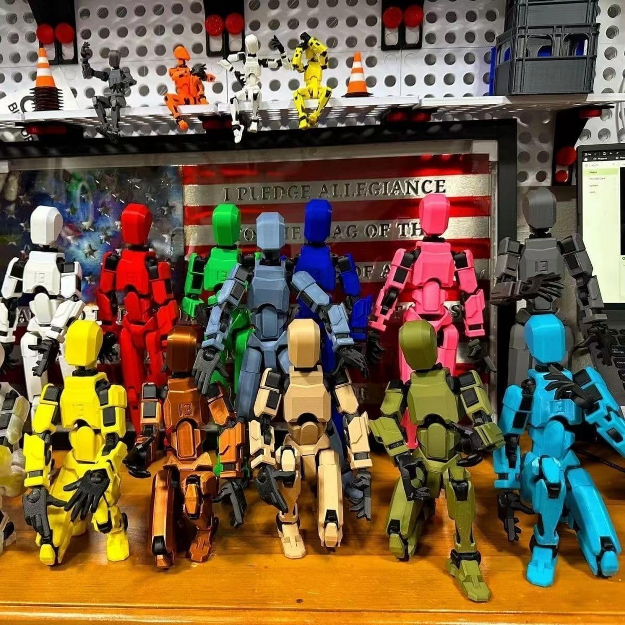 2024 Latest Style 13 Lucky Puppet Joints Can Move DIY Doll Generation Dummy Doll DIY Body Decompression Tabletop Display