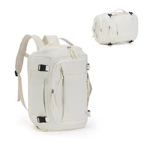 BE SMART Travel Backpack Airline Approved 22L-28L Expandable Carry On Bag with Shoe Compartment & Wet Pocket 15.6" Laptop Daypack