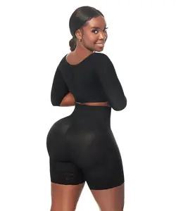 Post op Bra With Sleeves • Black (C-080)