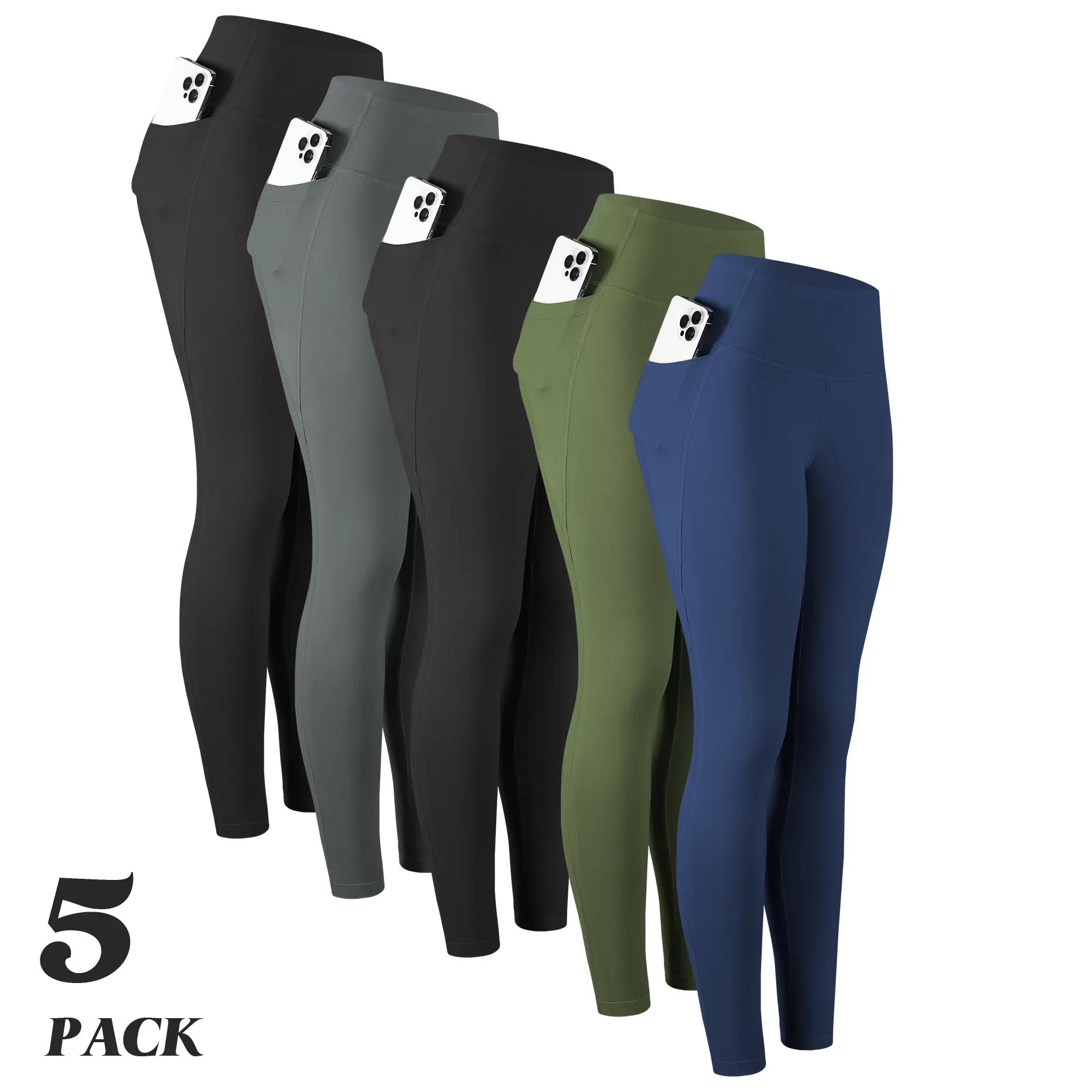 Amygreen,Navy,Grey,2Black