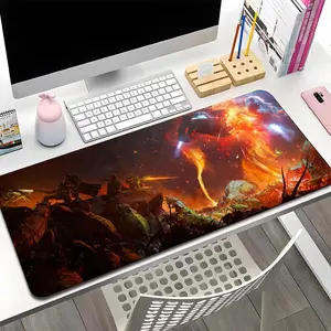 H-Halo G-Games Mouse Pad Mousepad HD Printing Computer Gamers Locking Edge Non-slip Mouse Pad XXL90x40cm Keyboard PC Desk Pad