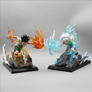 18cm Killua Zoldyck Gk Statue Hunter X Hunter Anime Figure Collectible Model Pvc Desktop Decoration Gift For Anime Fans