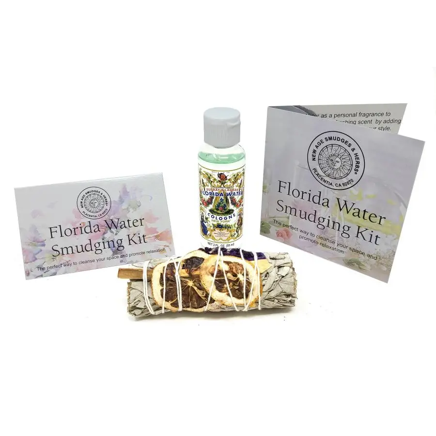 Florida Water Ritual Kit — Cleansing &amp; Protection Smudge Set