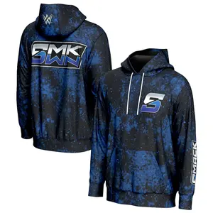 Smackdown WWE Black Hoodie, Blue Brand Inspired Pullover, Friday Night Show Sweatshirt, Loyal Fan Streetwear, Wrestling Collector Graphic Apparel
