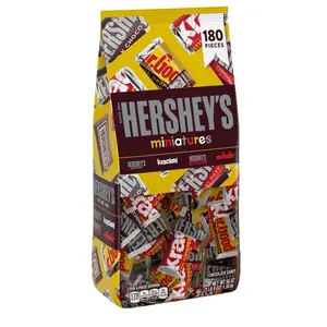 Hershey's Miniatures Variety Pack Chocolate Candy 180 Pcs - Snack Bonbon