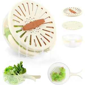 Multi-Use Drain Basket with Lid |2-in-1 Strainer & Storage Container| Easy-Grip Handle for Fruits, Veggies, Dishwashing l Compact Kitchen Design Utensils Ice Cube Maker Shaker