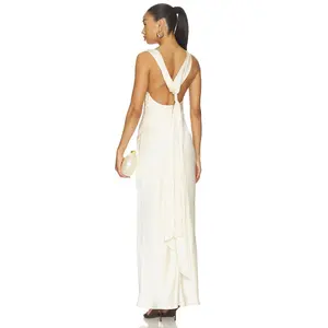 Lovers and Friends x Ivana Ramirez Katherine Maxi Dress in Cream