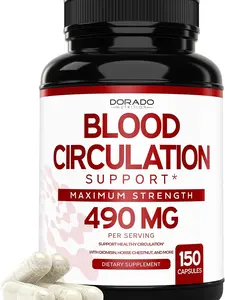 Blood Circulation Supplements (150 Count) Leg Circulation with Diosmin - Blood Flow Supplements for Men & Women - Spider & Varicose Veins For Legs Support - Vegan & Non GMO - 3rd Party Tested