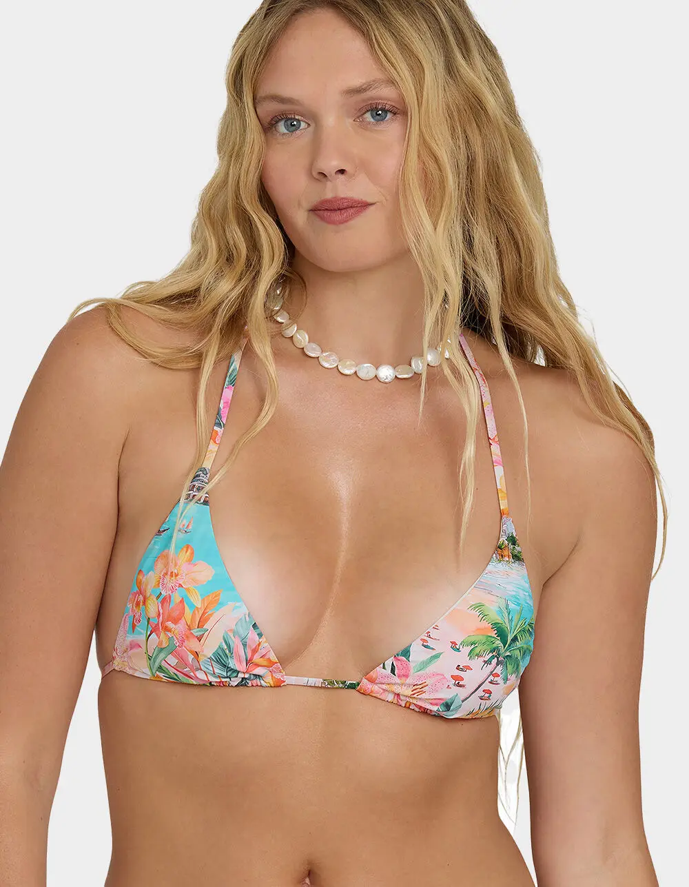 BILLABONG  Womens Paradise Sun Remi Triangle Bikini Top