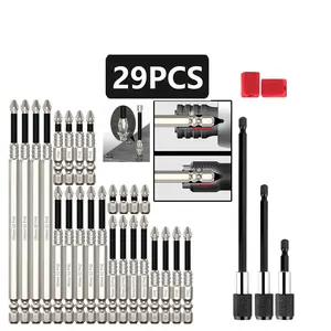 K7 39-Piece PH2 Multi-Spec Screwdriver Bit Set, K5 Anti-Slip Impact Screwdriver Bits Kit, Strong Magnetic High-Hardness PH2 Cross-Head Bits, Multifunctional Screwdriver Set, Multipurpose Screwdriver
