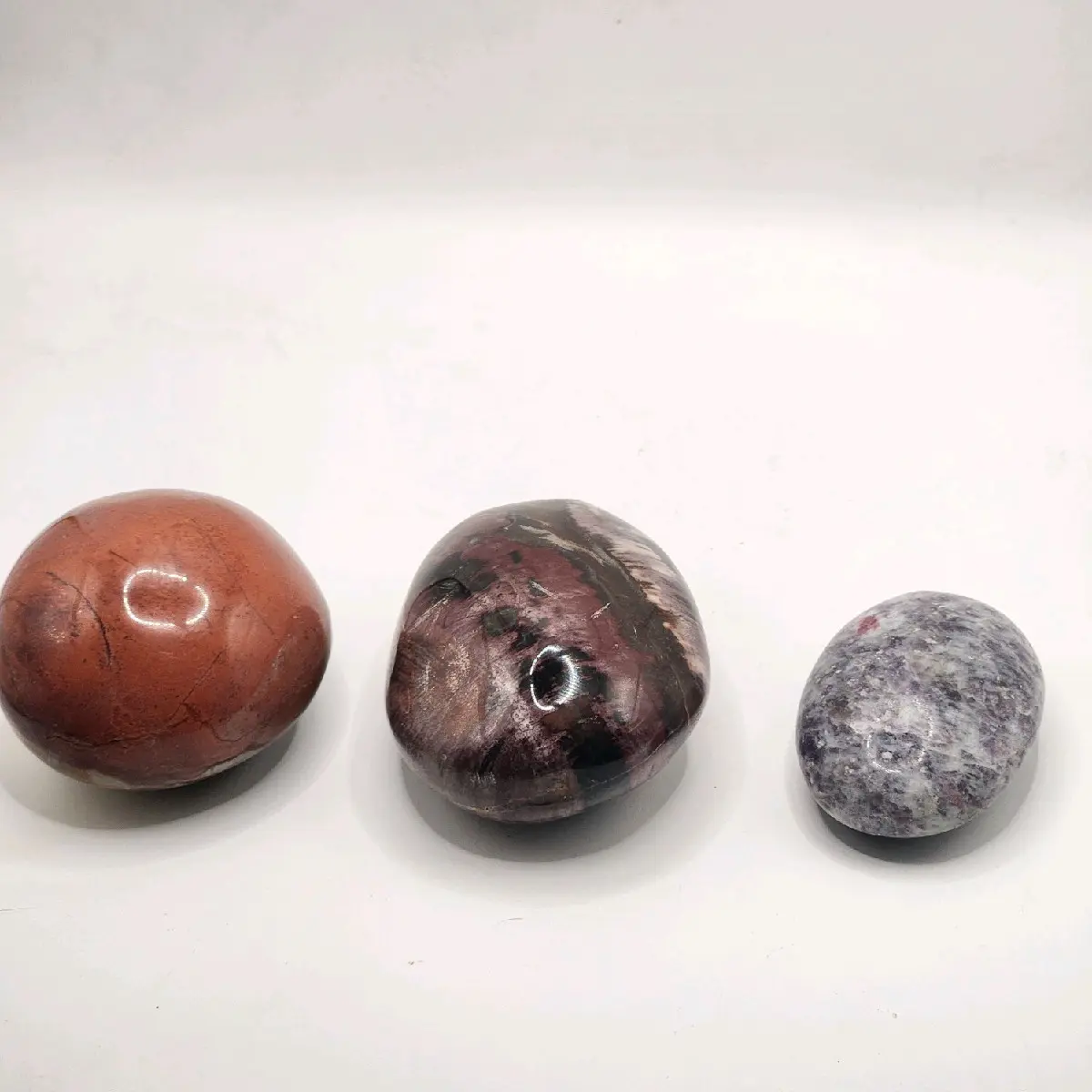 Polychrome Jasper Heavy and Large Crystal and Polished! Larger Than Typical Worry Stones! Large Cherry Creek Jasper Polished Crystal Stone! Stunning Elbaite Polished Crystal Stone! Incredible Quality