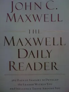 USED-Maxwell Daily Reader by John C. Maxwell (Hardcover)