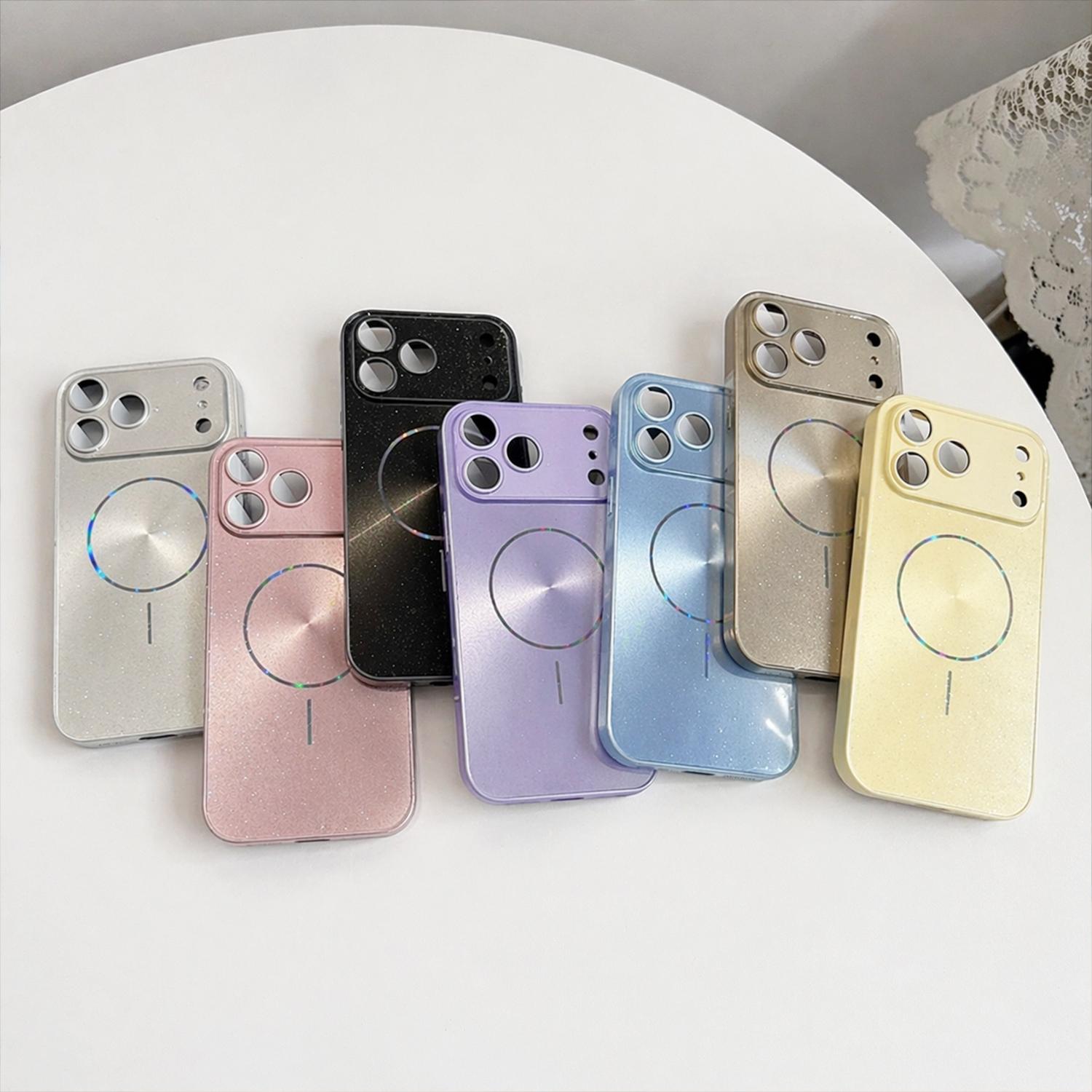 Glitter Bling Casing for iPhone 13-17 Pro Max, iPhone 16, Magnetic Ring Accessories with Full Lens Coverage, Shockproof, Dustproof, Crystal Aurora Finish, Magnetic Wireless Charging Protection,back to school,back to school haul Glitter Bling Casing for iPhone 13-17 Pro Max, iPhone 16, Magnetic Ring Accessories with Full Lens Coverage, Shockproof, Dustproof, Crystal Aurora Finish, Magnetic Wireless Charging Protection,back to school,back to school haul