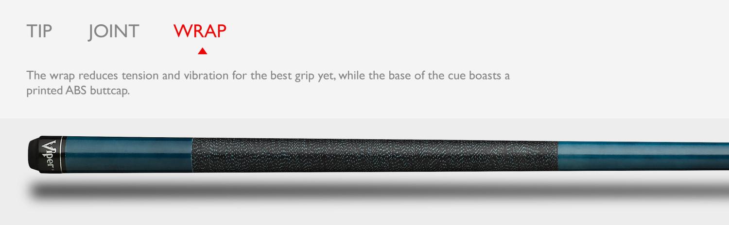 Viper Elite Series Blue Wrapped Billiard/Pool Cue Stick