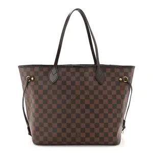 Pre-owned Louis Vuitton Canvas Shoulder Bags Damier Ebene Neo Neverfull MM