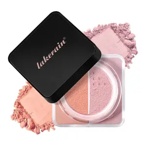 Dual Tone Loose Powder, Soft Focus Matte Finish, Brightening Skin Correction, Lightweight Long-Lasting Makeup, Smooth Loose Powder