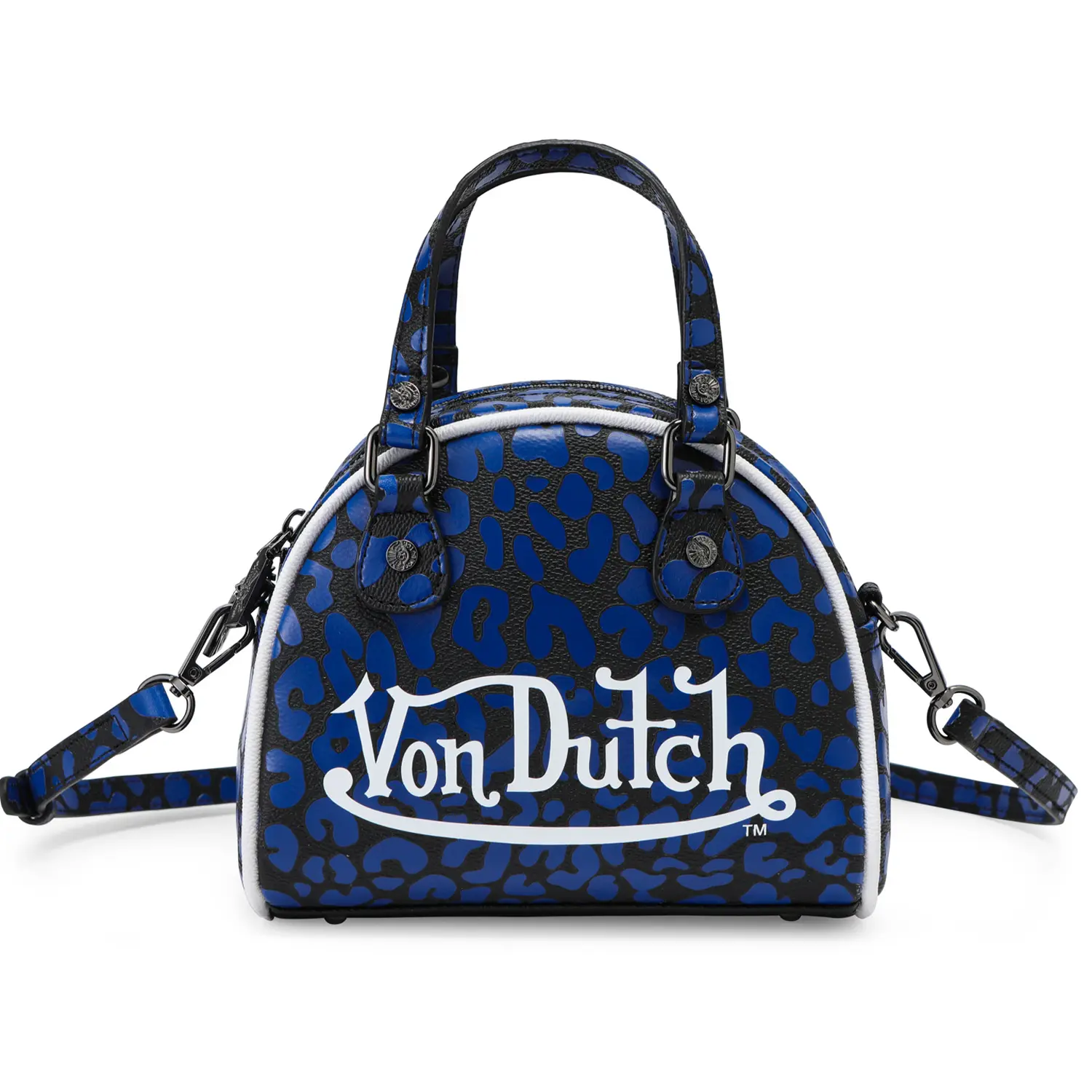 Blue Cheetah Bowling Bag