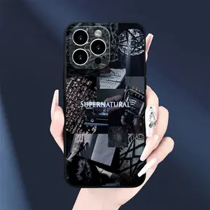Supernatural Stylish Distinctive Iphone Case, Shock-Resistant with Lens Guard, TPU, Compatible with Iphone 11/12/13/14/15/16/17 Air Pro