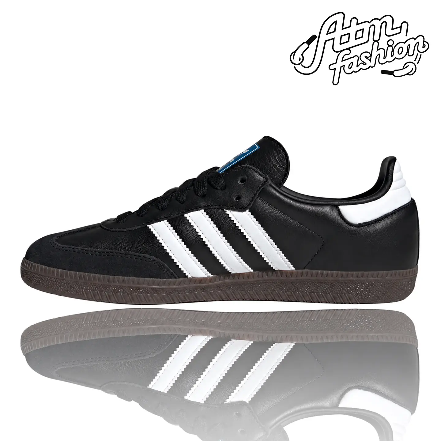 adidas Samba OG Black White Gum (Women's) Women's Authentic Shoes Footwear Sneaker Trainer Comfortable Walking Fashion Trending Gift