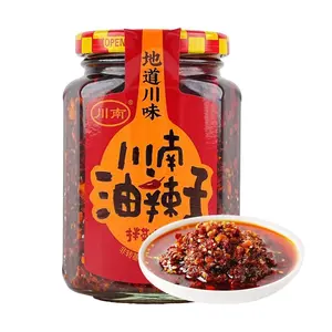CHUANNAN Chili Oil Sauce - Authentic Sichuan Flavor, Spicy Red Oil for Noodles, Dips & Cold Dishes, 262g