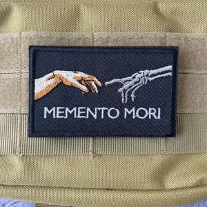 40K Black Templar Game Funny Meme Quote Velcros Patch Morale Hook & Loop Embroidered Badge for Tactical Molle Backpack, Jackets Embroidered Logo