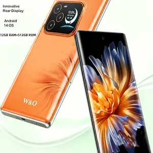 W&O Unlocked Dual Screen Smartphone | 6.67” OLED Curved Display | 12GB+512GB | 64MP Camera | 5000mAh